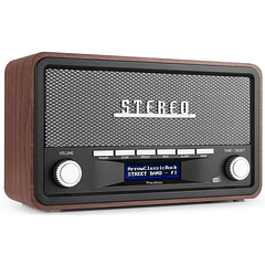 Rádio Retro DAB+ Foggia (Cinza) - AUDIZIO