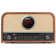 Rádio FM/BT/CD/DAB+/USB c/ Leitor de CD 40W (SALERNO) - AUDIZIO