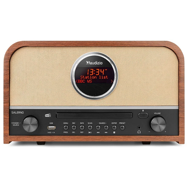 Rádio FM/BT/CD/DAB+/USB c/ Leitor de CD 40W (SALERNO) - AUDIZIO 2