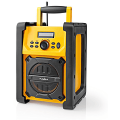 Rádio de Trabalho Portátil AM/FM 15W c/ Bluetooth (Altamente Resistente) - NEDIS