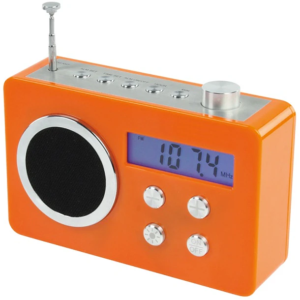 Rádio Digital FM Portátil (Laranja) - basicXL 2