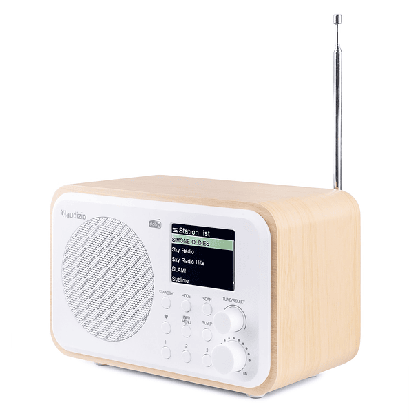 Rádio FM/DAB+ Bluetooth 30W c/ Bateria (Branco) - AUDIZIO MILAN 2