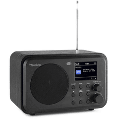 Rádio FM/DAB+ Bluetooth 30W c/ Bateria (Preto) - AUDIZIO MILAN