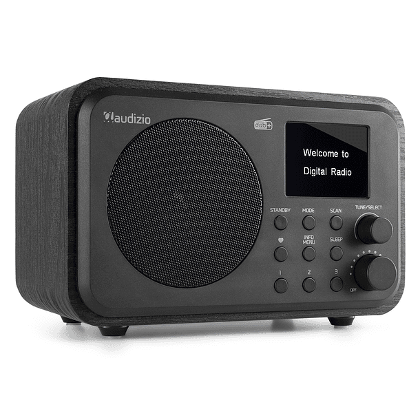 Rádio FM/DAB+ Bluetooth 30W c/ Bateria (Preto) - AUDIZIO MILAN 2