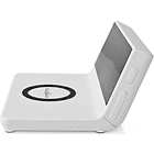 Rádio Relógio Despertador Portátil FM/DAB+ Bluetooth 15W c/ Bateria (Prateado) - AUDIZIO ANZIO 3