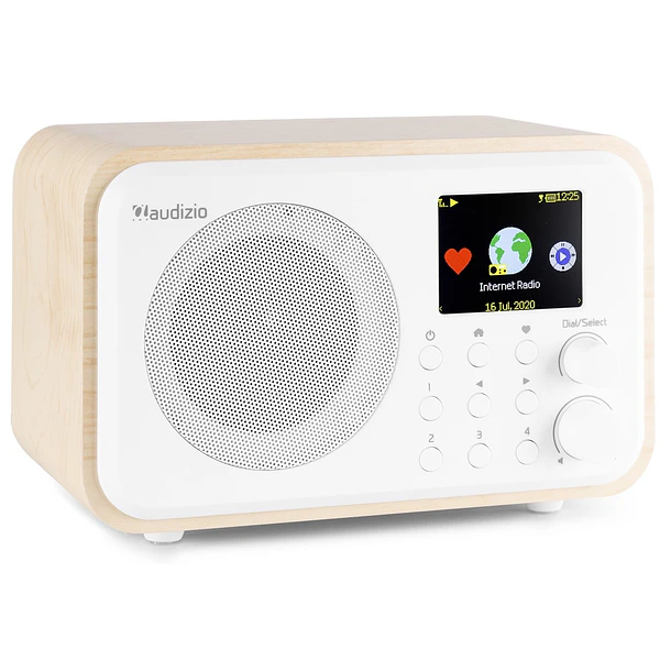 Rádio Wi-Fi Internet Bluetooth 30W c/ Bateria (Branco) - AUDIZIO VENICE 1