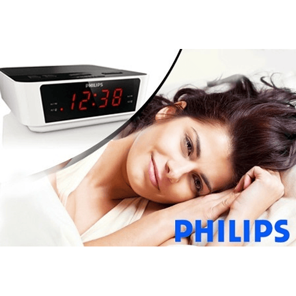 Rádio Relógio FM Sintonização Digital - PHILIPS 2
