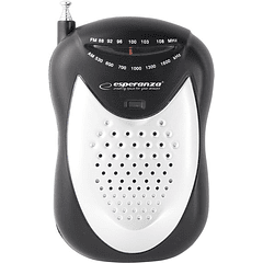 Rádio Portátil AM/FM (Preto) - ESPERANZA
