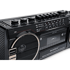 Rádio FM 2x 6.5W c/ MP3/CD/USB/Aux + Efeitos LED (Cinzento) - FONESTAR 2