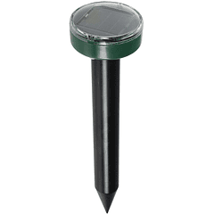 Repelente Ultrasónico Solar p/ Toupeiras/Ratazanas (até 650m²)