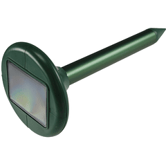 Repelente Ultrasónico Solar p/ Toupeiras/Ratazanas (até 900m²)