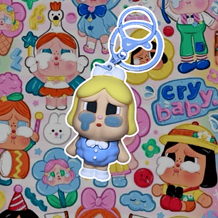 Llavero Crybaby Celeste