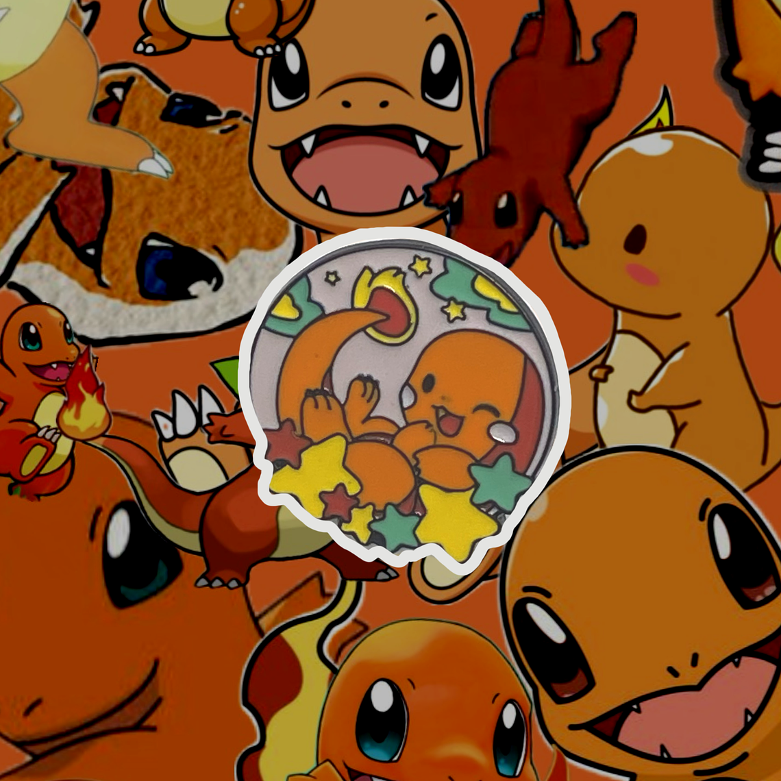 Pin Charmander Redondo  1