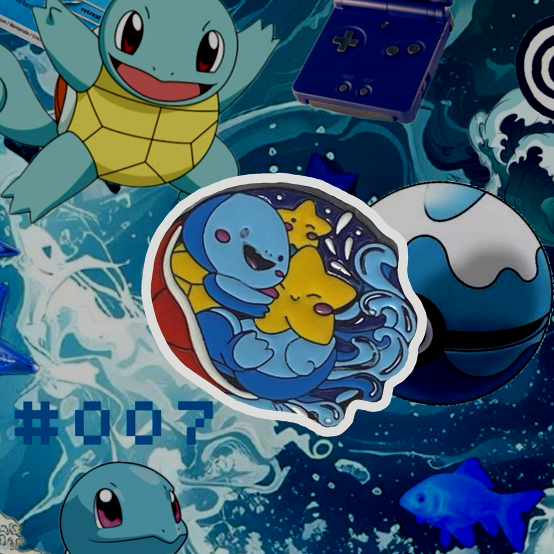 Pin Squirtle Redondo 1