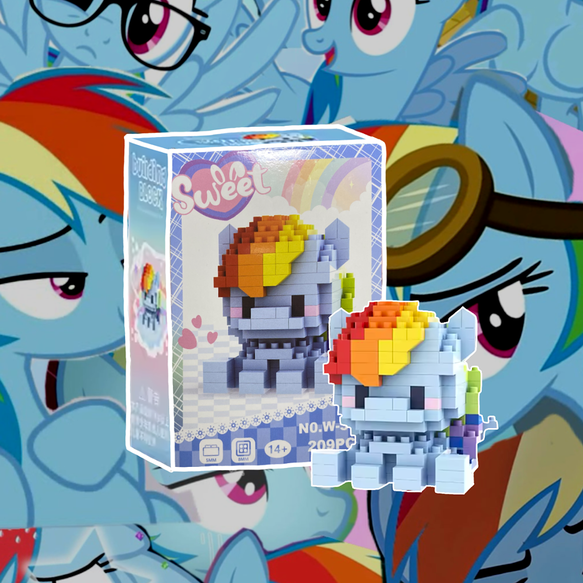 Bricks Pony Rainbow Dash 1