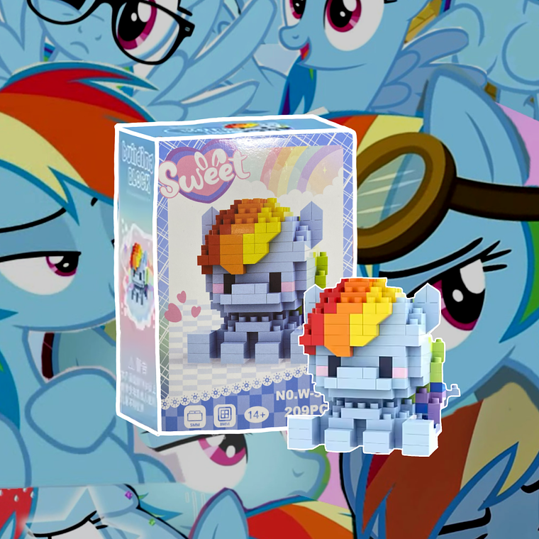 Bricks Pony Rainbow Dash 1
