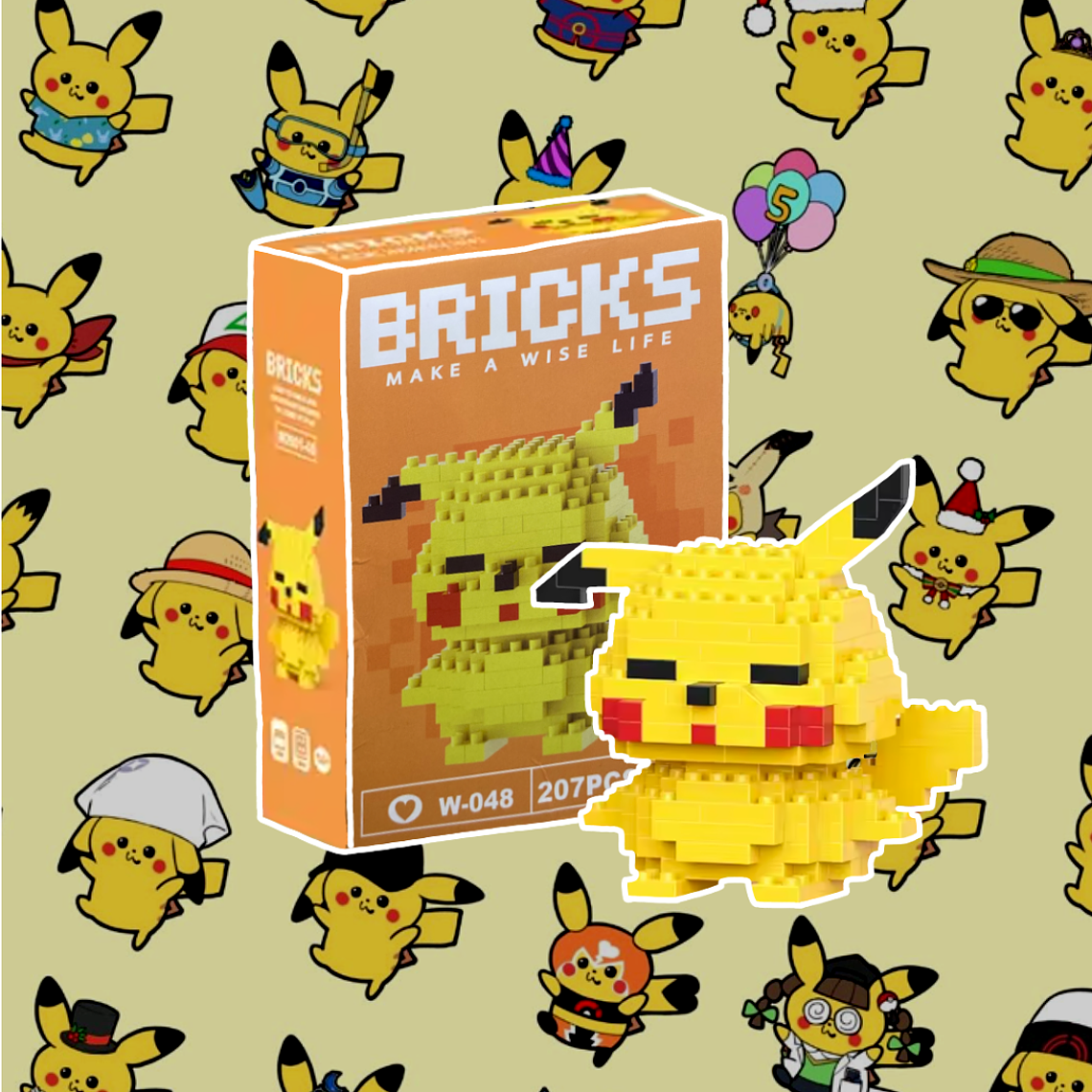 Bricks Pokemon Pikachu 1