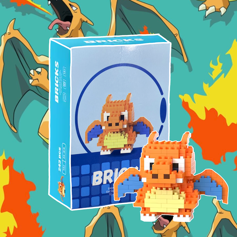 Bricks Pokemon Charizard  1