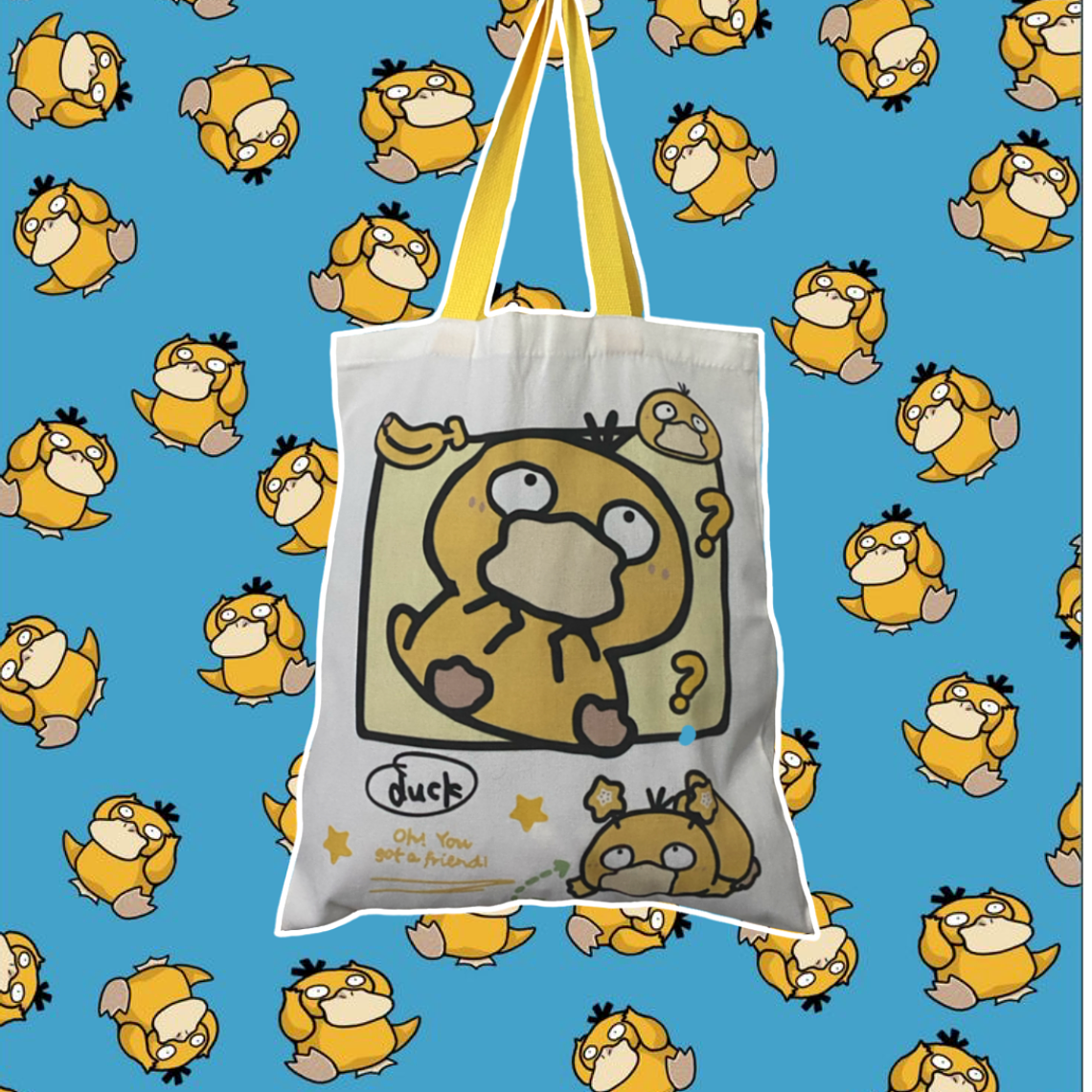 Totebag Pokemon Psyduck 1
