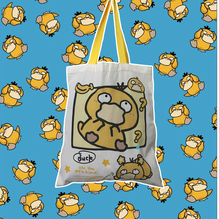 Totebag Pokemon Psyduck 1