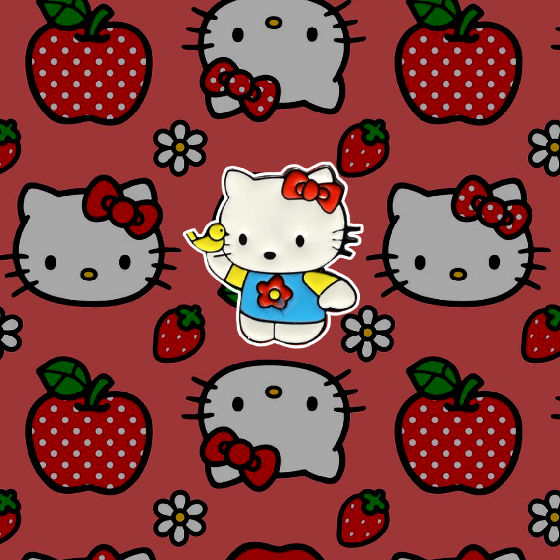 Pin Hello Kitty Pajarito 1