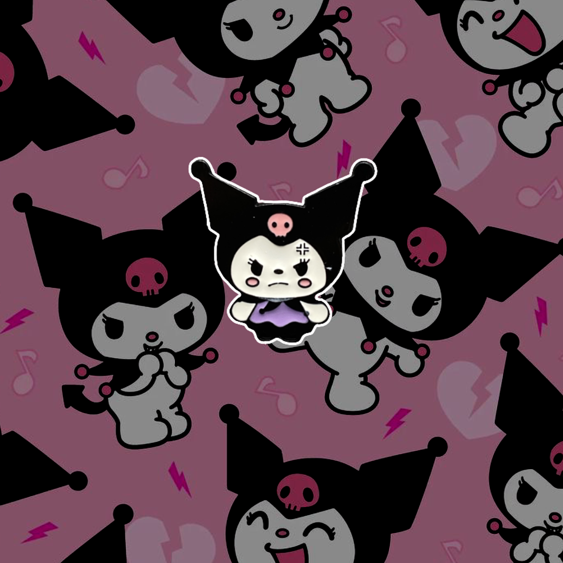 Pin Kuromi Enojo  1