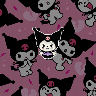 Pin Kuromi Enojo 