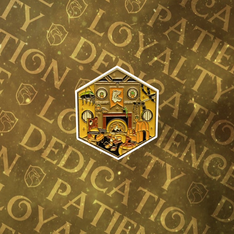 Pin casa Hufflepuff 1