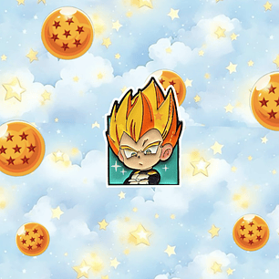 Pin Vegeta Dragon Ball
