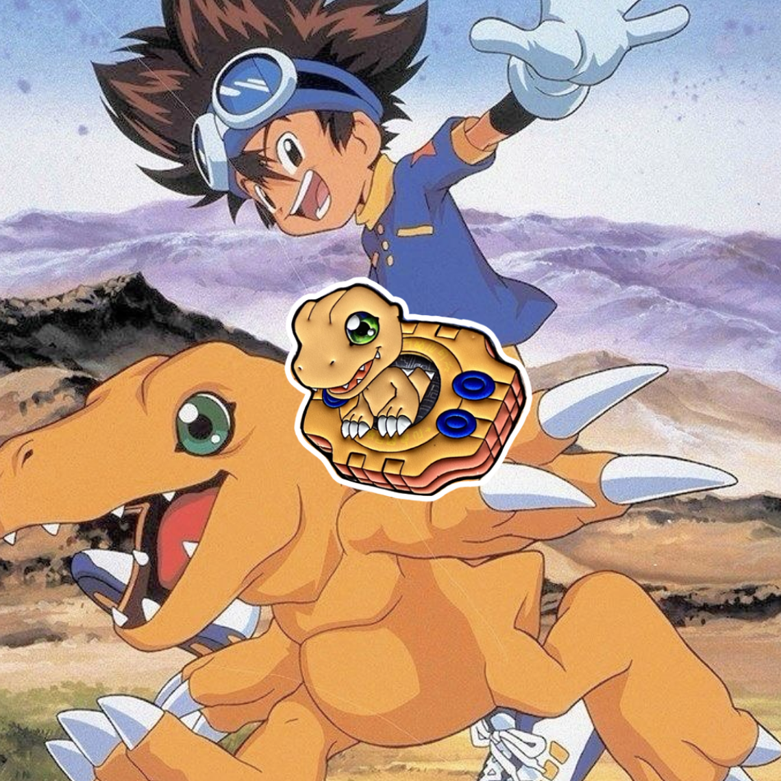 Pin Agumon Digimon 1