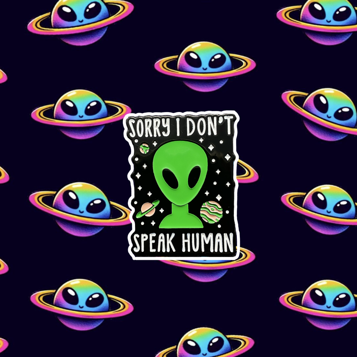 Pin Marciano Don't Speak Human 1