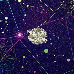 Pin Mercurio retrógrado 