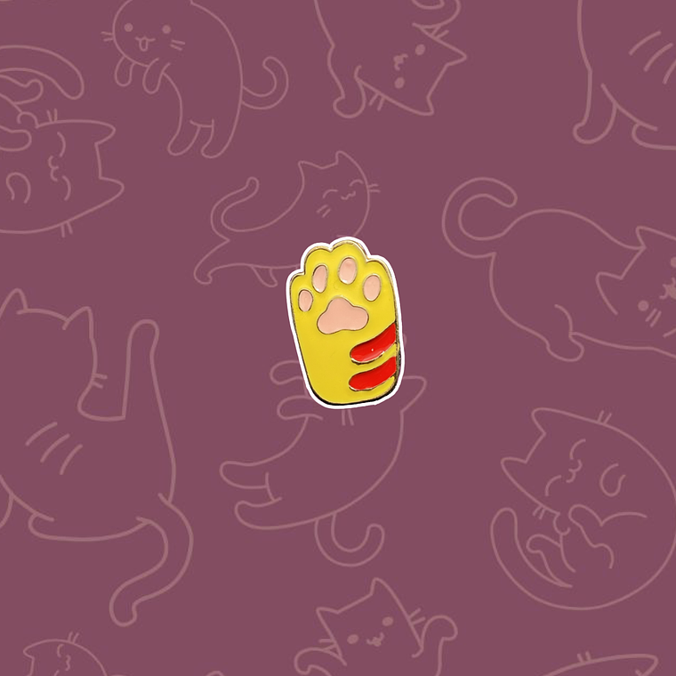 Pin Garrita gato naranja 1