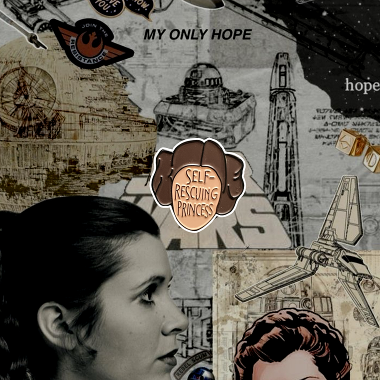 Pin Princesa Leia  1