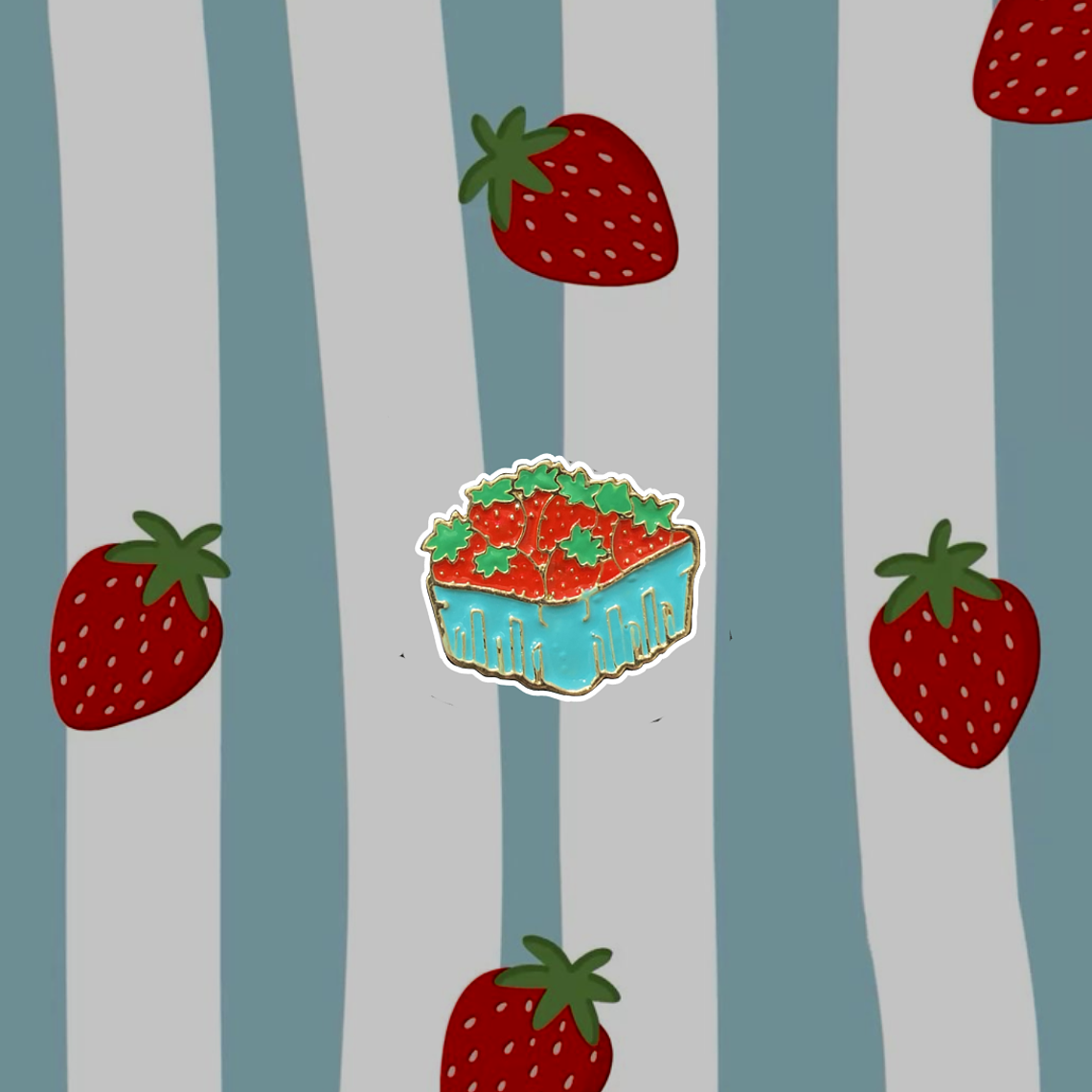 Pin Caja Frutillas 1