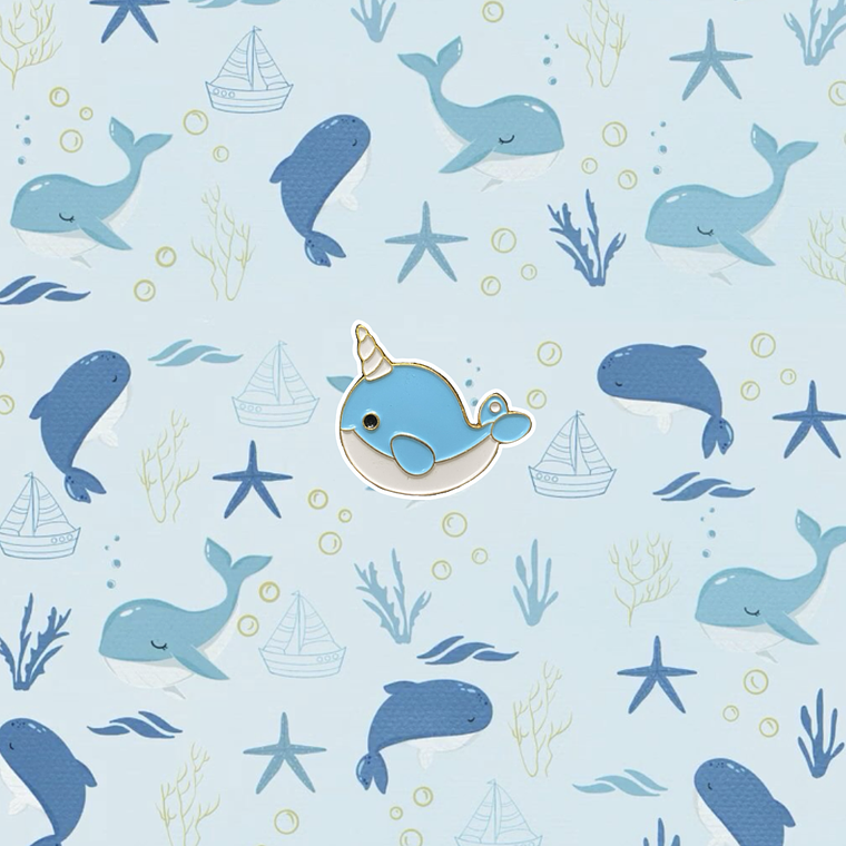 Pin Narval Ballena  1