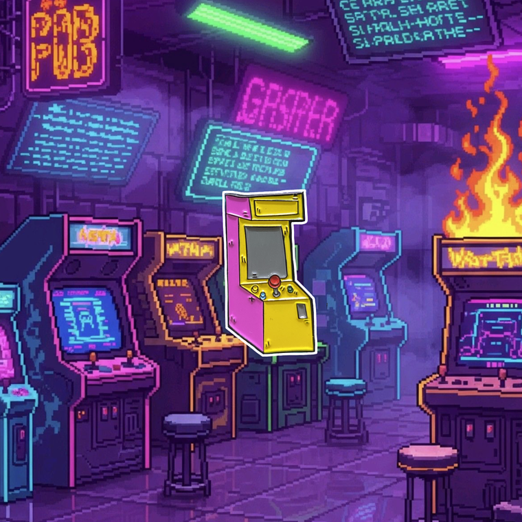 Pin Máquina Arcade 1