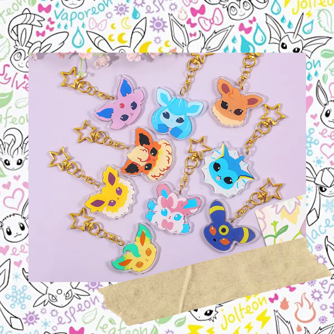 Llaveros Eeveelutions 1