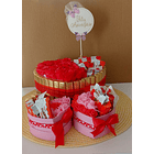 Conjunto corações doces para aniversário ou festa 6