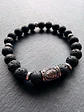 Pulsera Valknut - Piedras Volcánicas - Miniatura 1