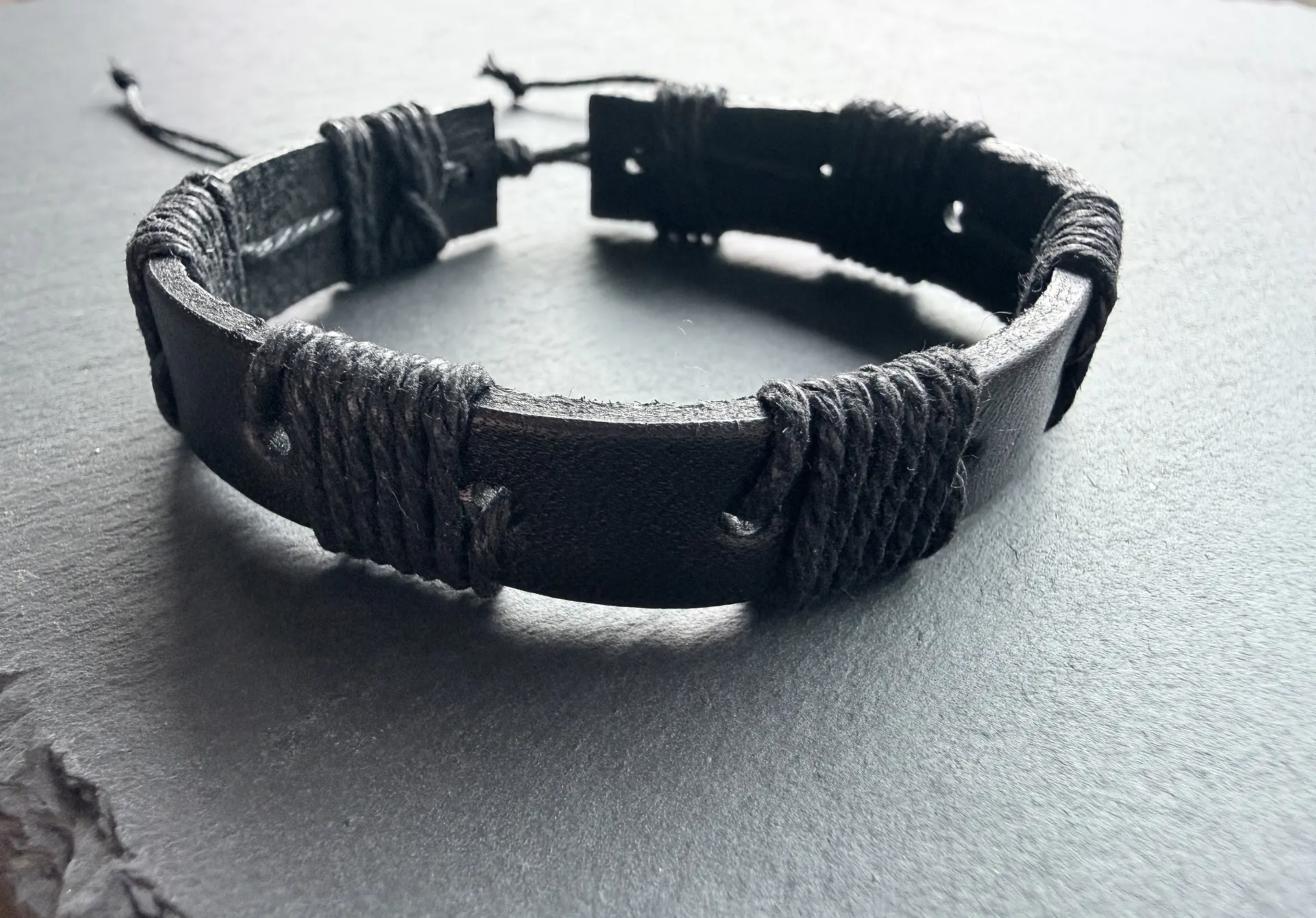 Pulsera Cuero Einar - Black 1