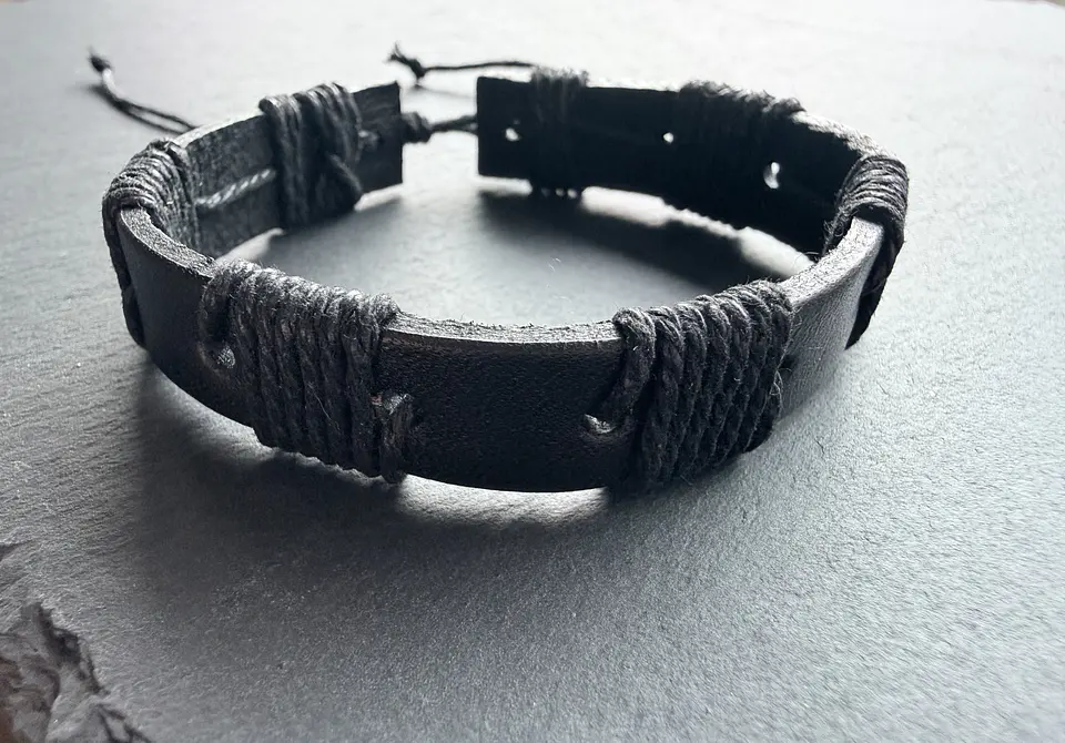 Pulsera Cuero Einar - Black 1
