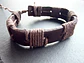 Pulsera Cuero Einar - Café Moro - Miniatura 1