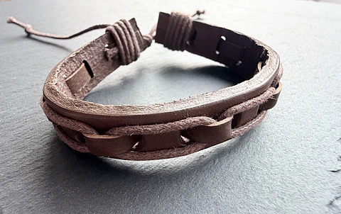 Pulsera Cuero Ivar - Mocca