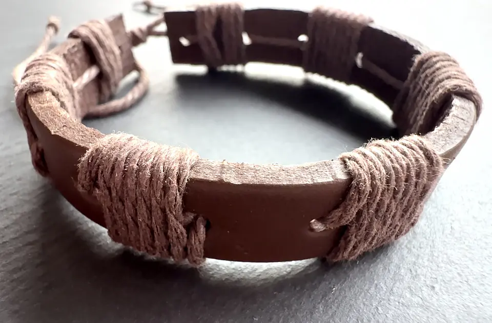 Pulsera Cuero Einar - Mocca 1