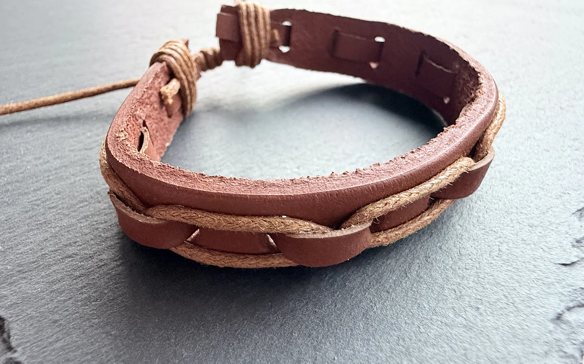 Pulsera Cuero Ivar - Camel 1