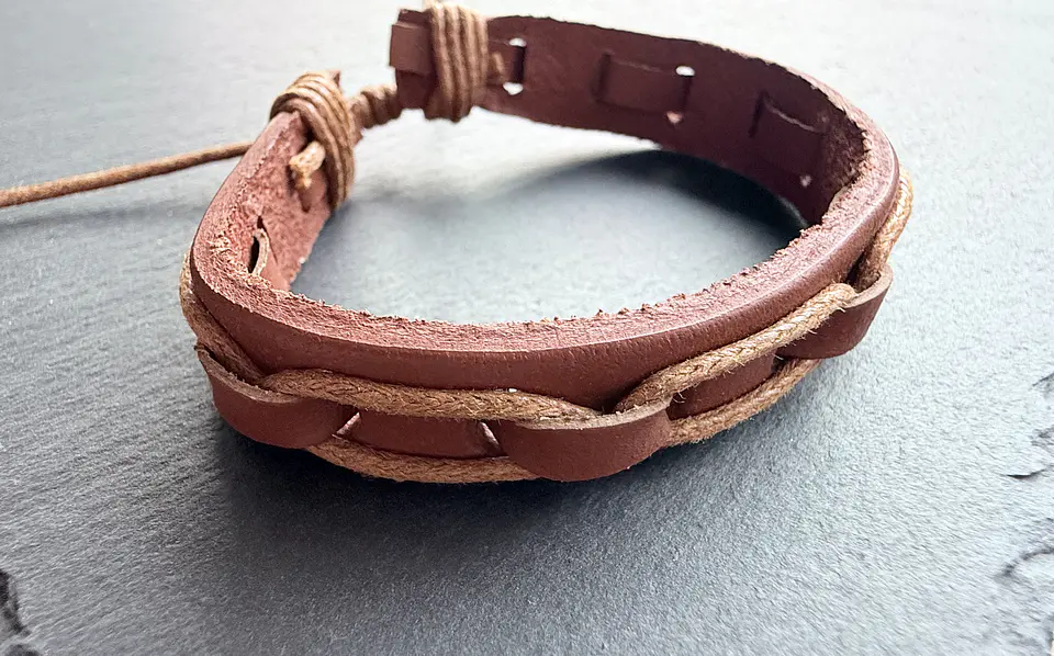 Pulsera Cuero Ivar - Camel 1