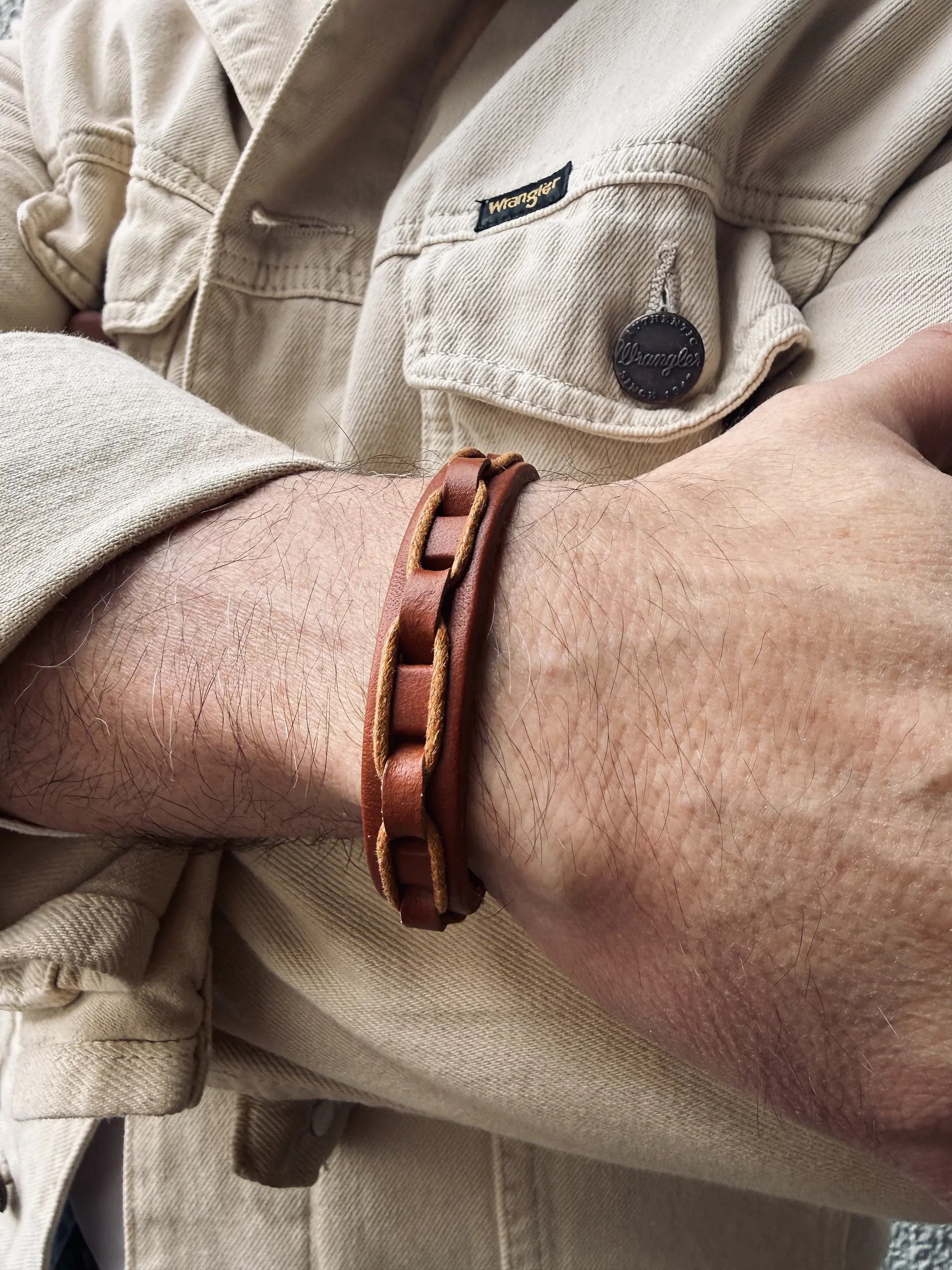 Pulsera Cuero Ivar - Camel 2