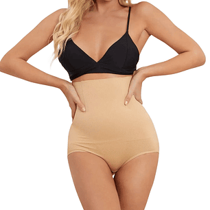 Pack 3 Calzon Reductor De Microfibra Tiro Alto Con Faja