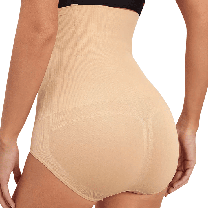 Pack 3 Calzon Reductor De Microfibra Tiro Alto Con Faja 7